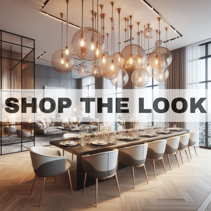 Shop The Look: Statement Lighting For Dining Room